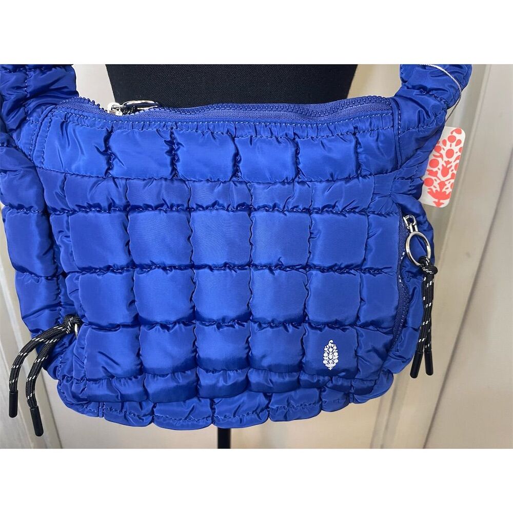 Free People Mini Carryall Sling Bag in Athletic Blue Size 1 $58 sold out!! - Picture 6 of 9
